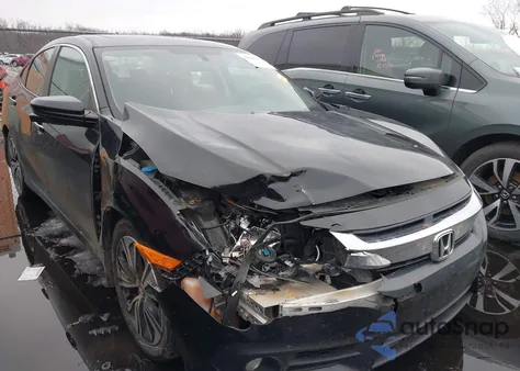 2017 Honda Civic Ex-T из США, поврежденный, VIN 2HGFC1E36HH645593